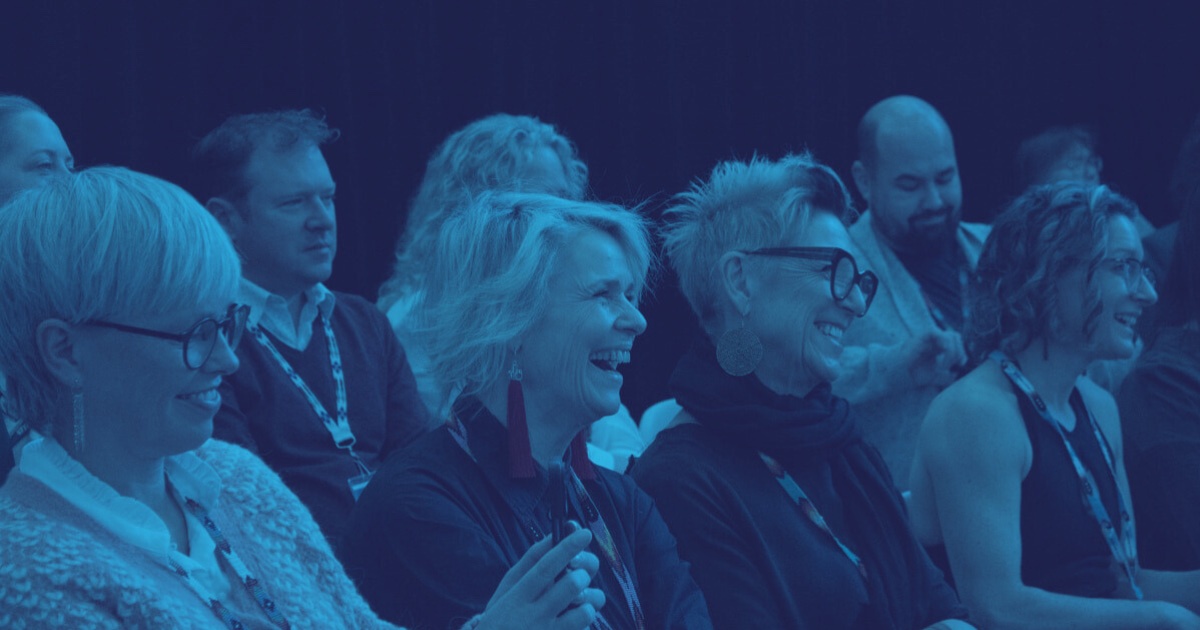 Group of smiling people