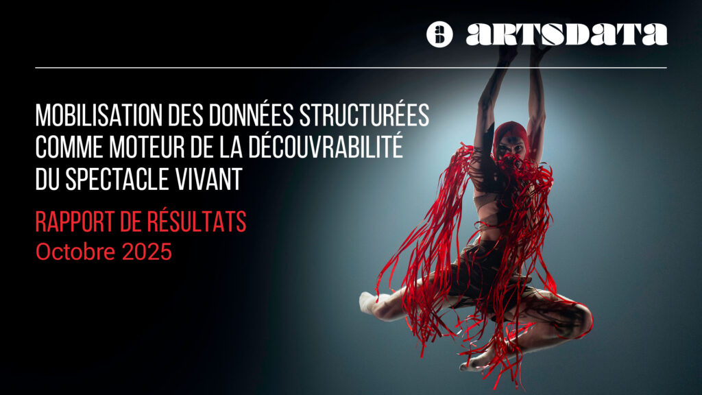 Bannière avec le titre du rapport et un danseur vêtu d'un costume à longue franges en train d'effectuer un saut.