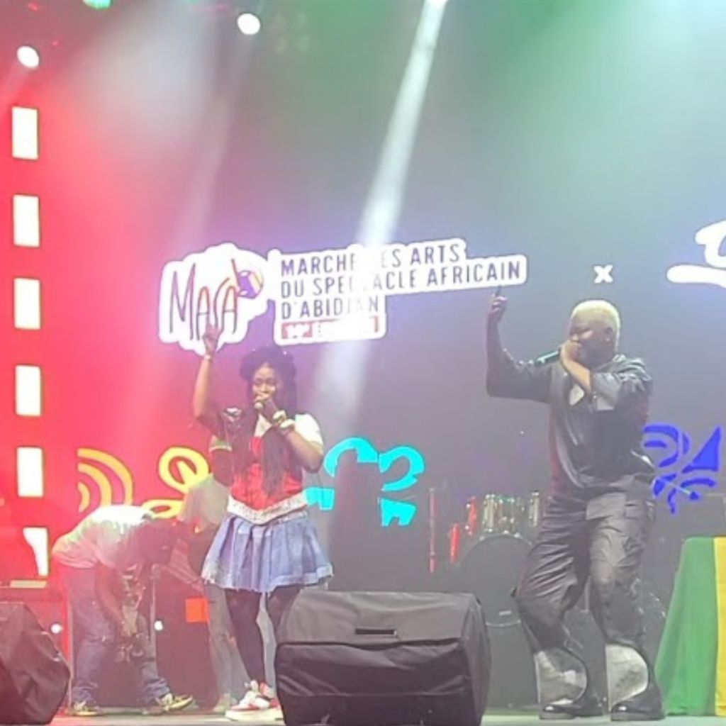 Oumy performing at Yelam's during one of the official MASA showcases